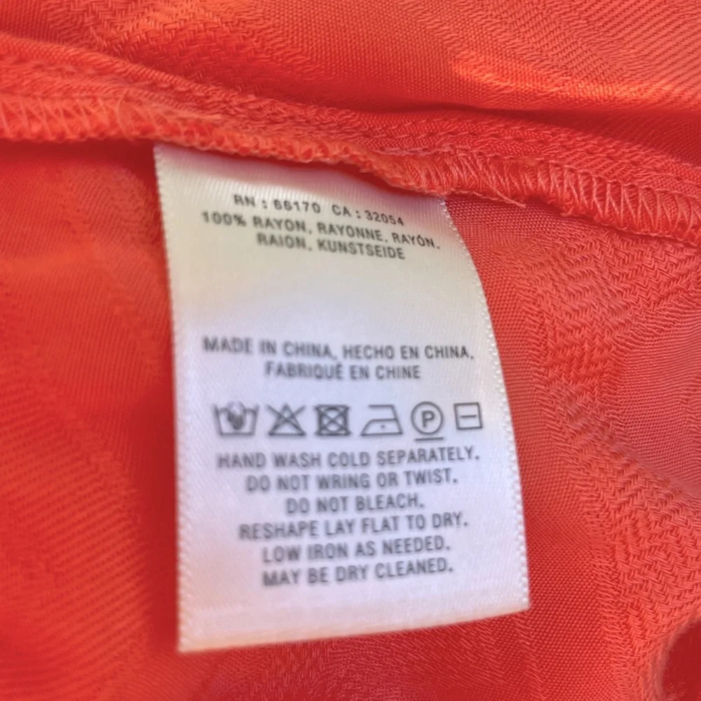 Anthropologie Maeve pale orange tank top. (JJ152) - Picture 6 of 6